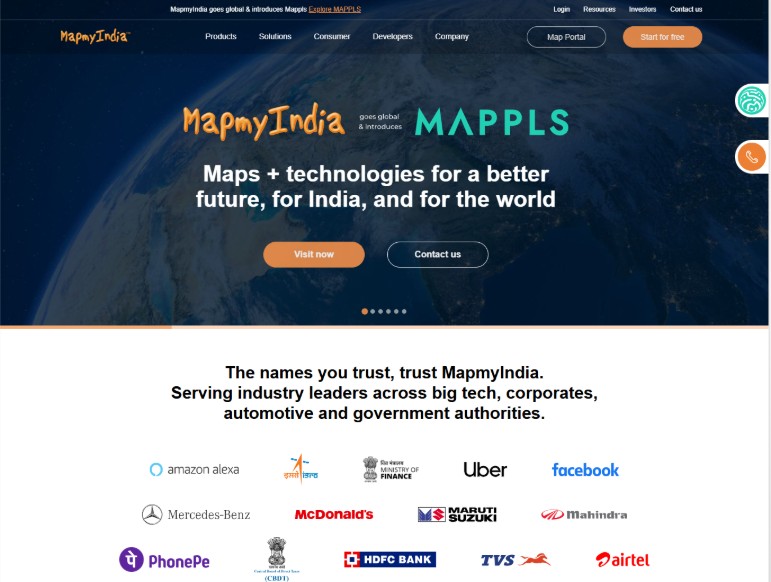 MapmyIndia Logo